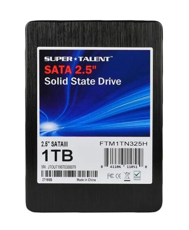 FTM1TN325H Super Talent 1TB 6Gb/s SATA Triple-Level Cell 2.5-inch Solid State Drive (SSD)