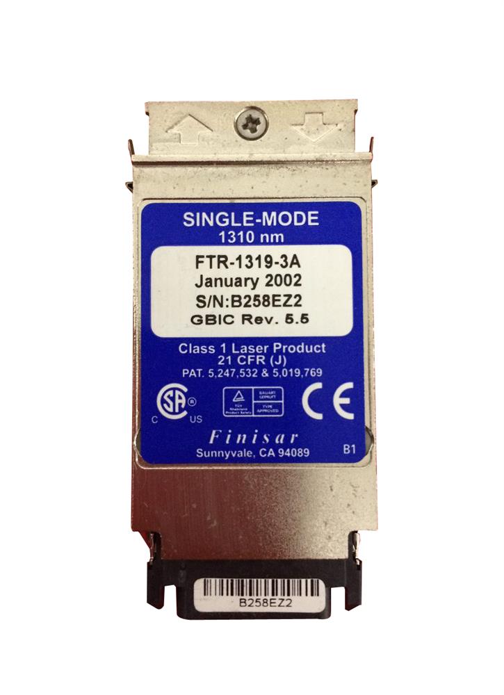 FTR-1319-3A Finisar 1.25Gbps 1000Base-LX Single-mode Fiber Long Wave 10km 1310nm SC Connector GBIC Transceiver Module