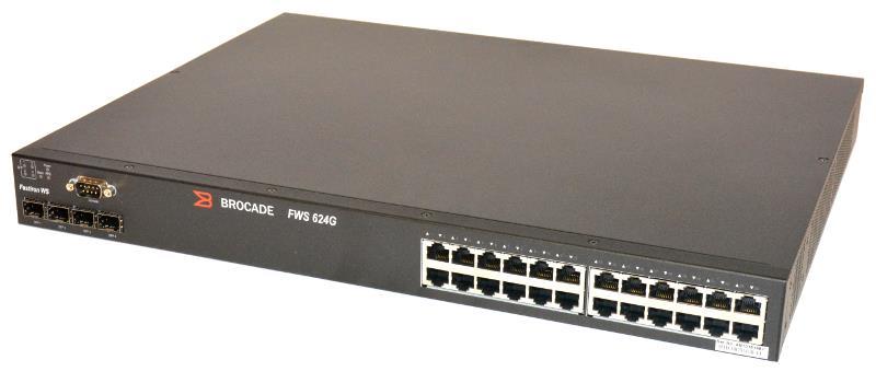 FWS624G Brocade FastIron Ethernet Switch 24 Ports Manageable 24 x RJ-45 4 x Expansion Slots 10/100/1000Base-T (Refurbished)