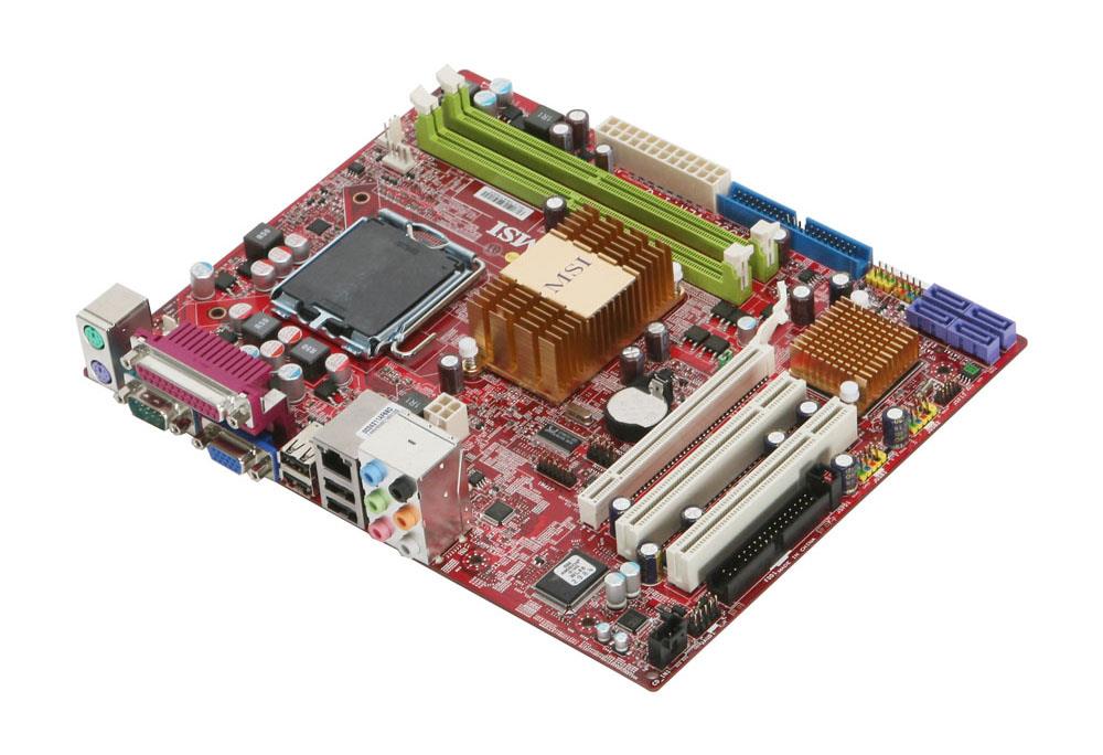 G41M4FWE5300 MSI G41M4-F Socket LGA 775 Intel G41 + ICH7 Chipset Core 2 Quad/ Core 2 Duo/ Pentium Dual-Core/ Celeron Processors Support DDR2 2x DIMM 4x SATA 3.0Gb/s Micro-ATX Motherboard (Refurbished)