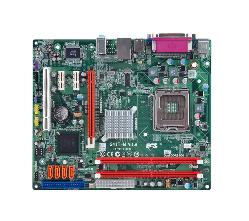 G41T-M ECS Socket LGA775 Intel G41/ICH7 Chipset micro-ATX Motherboard (Refurbished)