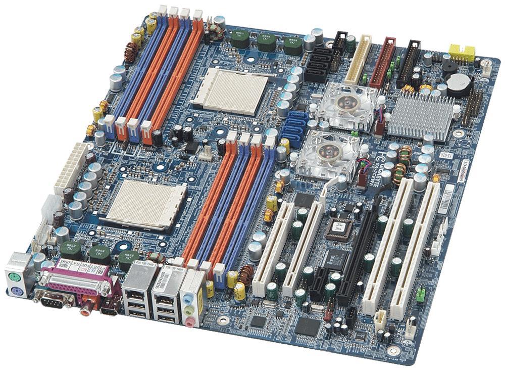 GA-2CEWH Gigabyte Socket 940 Nvidia nForce Professional 2200/2050 Chipset AMD Opteron Processors Supports DDR 8x DIMM 4x SATA 3.0Gb/s Extended-ATX Server Motherboard (Refurbished)