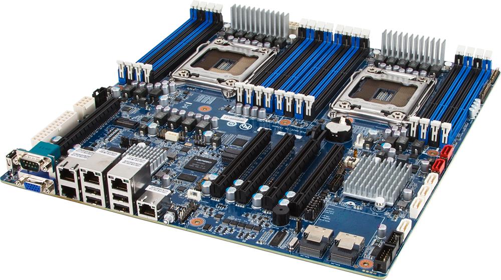 GA-7PESH4 Gigabyte Dual Socket LGA 2011 Intel C602 Chipset Xeon E5-2600 v2/ E5-1600 v2/ E5-2600/ E5-1600 Processors Support 16x DIMM 4x SATA 3.0Gb/s Extended ATX/ SSI EEB Motherboard (Refurbished)