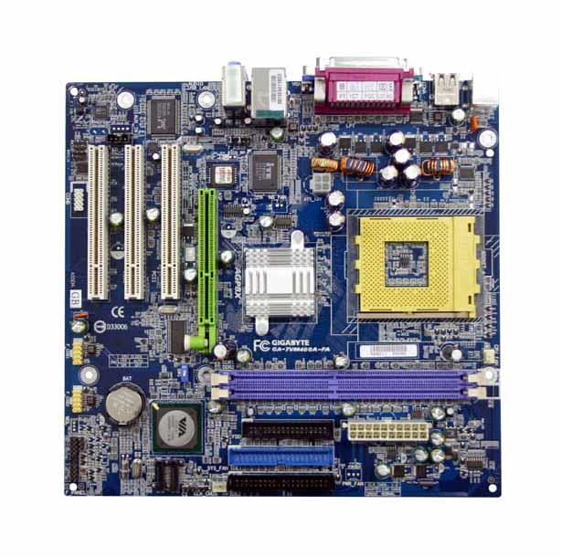 GA-7VM400A-FA Gigabyte GA-7VM400AFA Socket A VIA KM400A/ VIA 8237 Chipset AMD Athlon XP/ Athlon/ Duron Processors Support DDR4 2x DIMM 2x SATA Micro-ATX Motherboard (Refurbished)