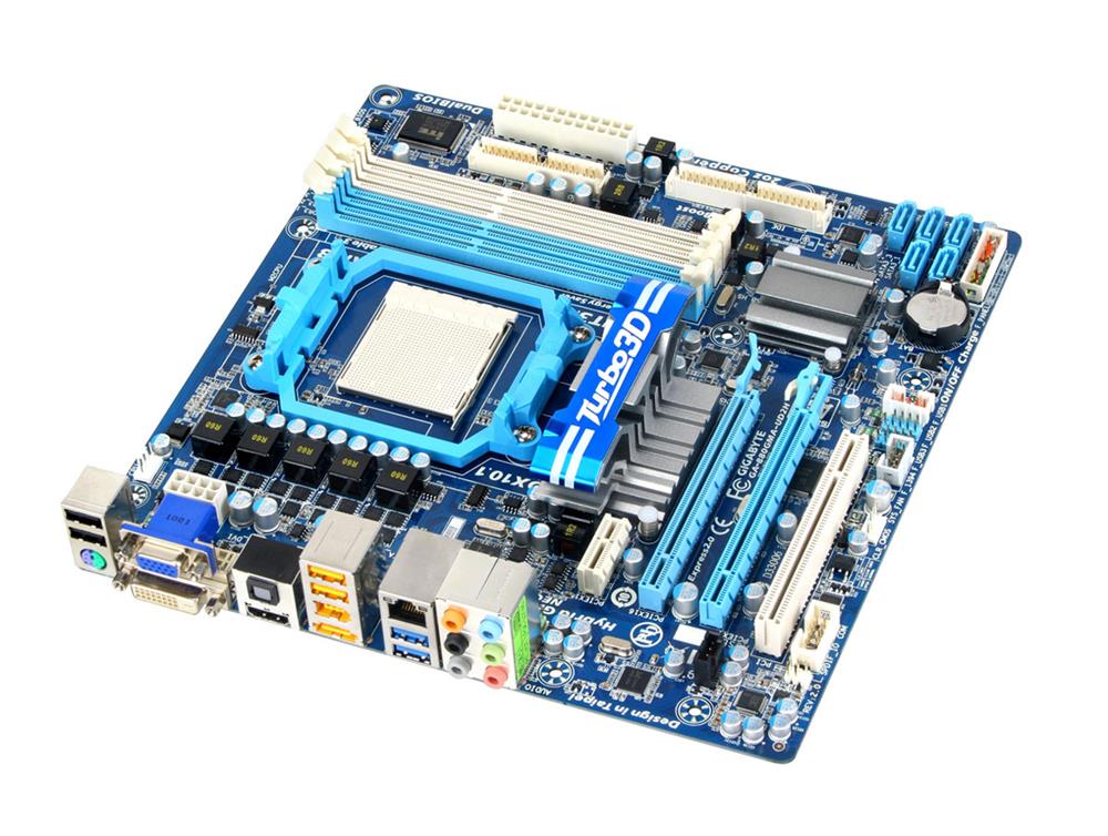 GA-880GMA-UD2H Gigabyte Socket AM3 AMD 880G/ SB850 Chipset AMD AM3 Phenom II/ Athlon II Processors Support DDR3 4x DIMM 5x SATA 3.0Gb/s Micro-ATX Motherboard (Refurbished)