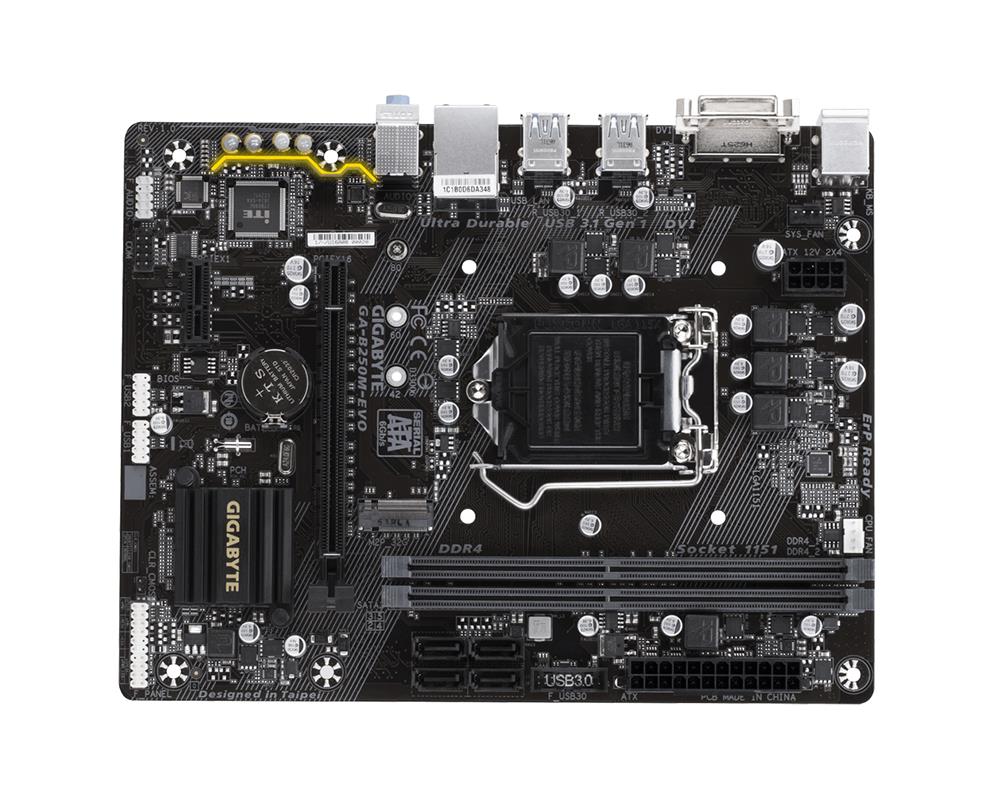 GA-B250M-EVO Gigabyte Socket LGA 1151 Intel B250 Chipset Micro-ATX Motherboard (Refurbished)