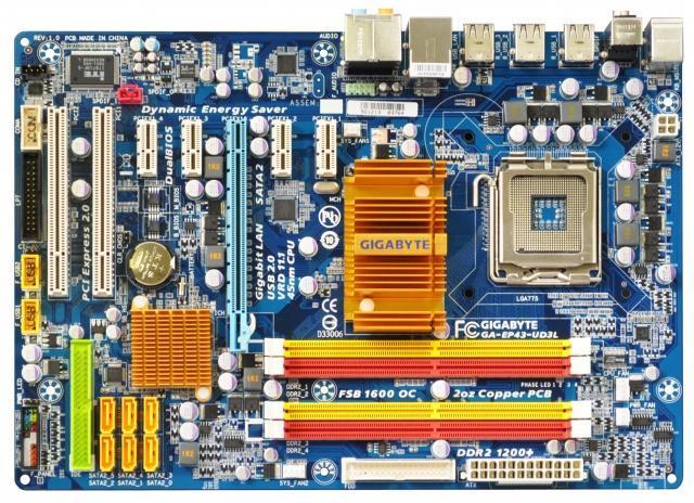 GA-EP43-UD3L Gigabyte Core 2 Quad/ Intel P43/ DDR2/ A&GbE/ ATX Motherboard (Refurbished)
