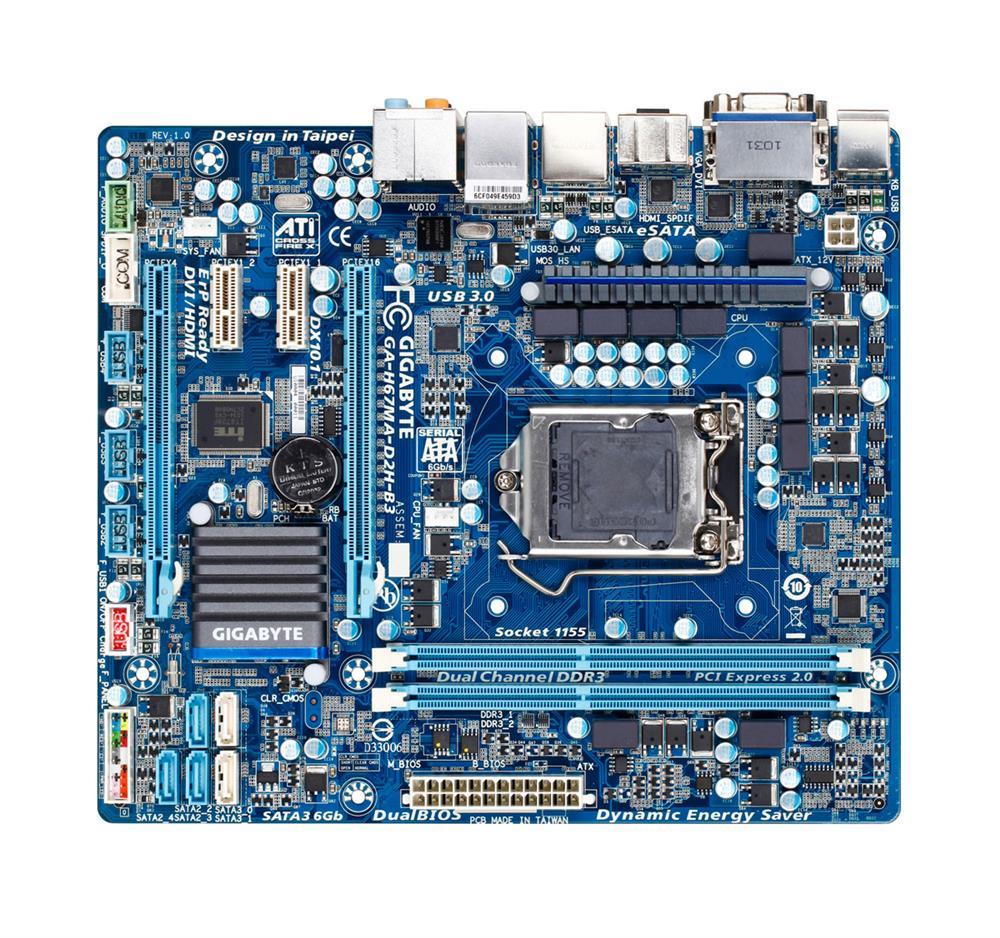 GA-H67MA-D2H-B3 (rev. 1.0) Gigabyte Tech Computer System Board
