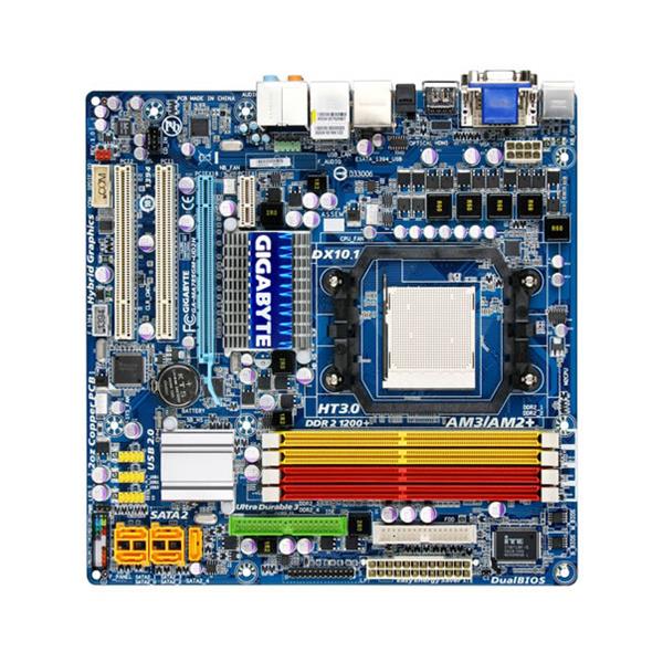 GA-MA785GM-UD2H(rev.1.0) Gigabyte Socket AM2+ AMD 785G + SB710 Chipset AMD Phenom II/ AMD Phenom/ AMD Athlon II/ AMD Athlon/ AMD Sempron Processors Support DDR2 4x DIMM 5x SATA 3.0Gb/s Micro-ATX Motherboard (Refurbished) GA-MA785GM-UD2H (rev. 1.0)