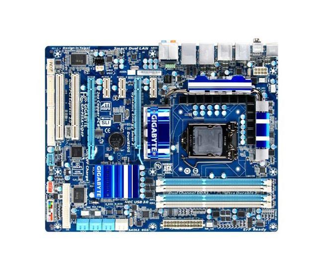 GA-P55A-UD4P-A1 Gigabyte GA-P55A-UD4P Socket LGA 1156 Intel P55 Express Chipset Core i7 / i5 / i3 Processors Support DDR3 4x DIMM 6x SATA 3.0Gb/s ATX Motherboard (Refurbished)