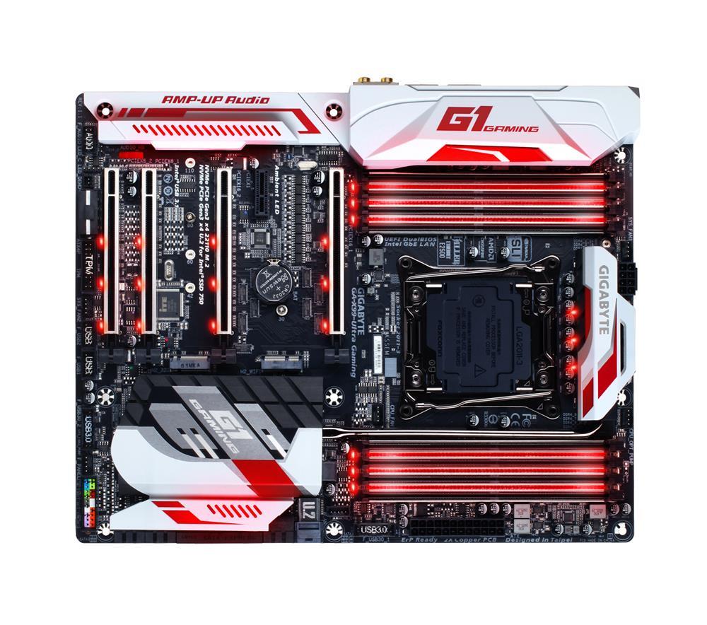 GA-X99-ULTRA-GAMING-NBP Gigabyte GA-X99-Ultra Gaming LGA 2011-v3 Intel X99 SATA 6Gb s Motherboard (Refurbished)