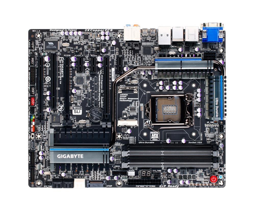 GA-Z77X-UP5 TH (rev. 1.0) Gigabyte Socket LGA 1155 Intel Z77 Express Chipset Core i7 / i5 / i3 / Pentium / Celeron Processors Support DDR3 4x DIMM 3x SATA 6.0Gb/s ATX Motherboard (Refurbished)