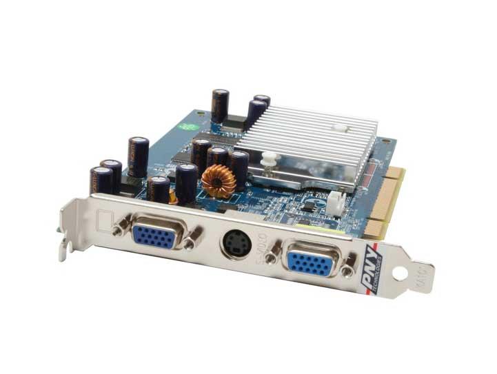 GF05200PUD25G/OTC4AJA PNY GeForce FX5200 256MB PCI Dual VGA Video Graphics Card