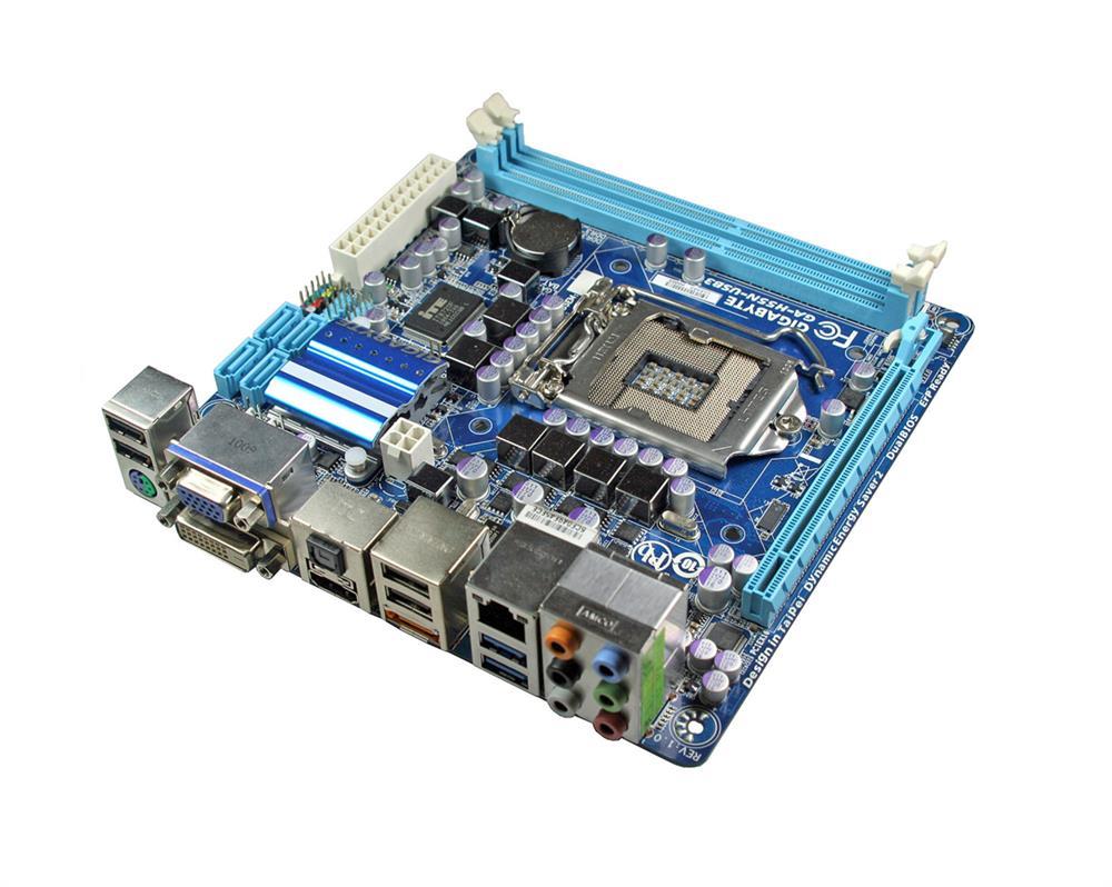 GIG-GA-H55N-USB3 Gigabyte GA-H55N-USB3 Socket LGA1156 Intel H55 Express Chipset mini-ITX Motherboard (Refurbished)