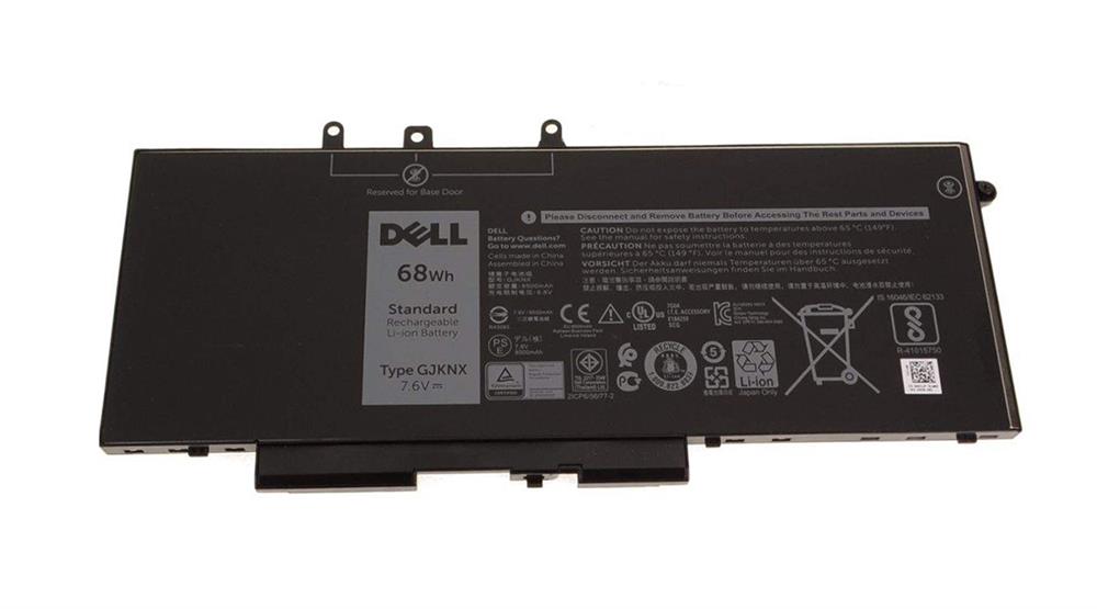 GJKNX Dell 4-Cell 68Wh 7.6V Li-Ion Battery for Precision 15 3520 / Latitude E5590 (Refurbished)