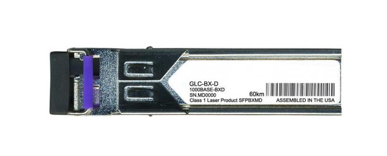 GLC-BX-D-60KM Cisco 1Gbps 1000Base-BX10 Single-mode Fiber 60km 1490nmTX/1310nmRX SFP Transceiver Module