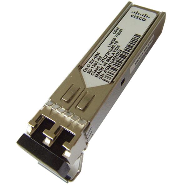 GLC-SX-MM Cisco 1.25Gbps 1000Base-SX Multi-mode Fiber 550m 850nm Duplex LC Connector SFP Transceiver Module