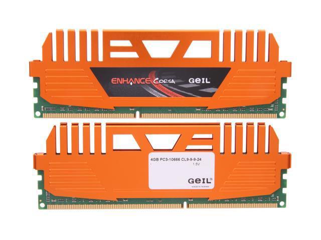 GOC316GB2800C11QC GeIL 4GB PC3-22400 DDR3-2800MHz non-ECC Unbuffered CL11 240-Pin DIMM Memory Module 