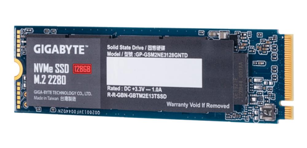 GP-GSM2NE3128GNTD Gigabyte 128GB TLC PCI Express 3.0 x4 NVMe M.2 2280 Internal Solid State Drive (SSD)