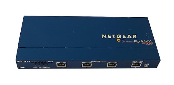 GS104NA Netgear GS104 Ethernet Switch 4 x 10/100/1000Base-T (Refurbished)