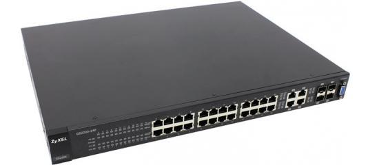 GS2200-24 Zyxel Ethernet Switch 28 Ports Manageable 28 x RJ-45 4 x Expansion Slots 10/100/1000Base-T