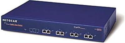 GS504 NetGear 1000Base-SX 4-Port Gigabit Fiber Switch (Refurbished)