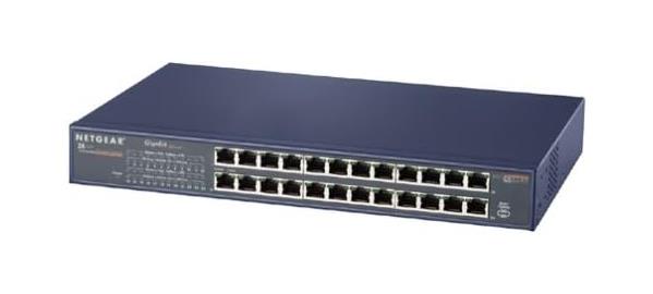 GS524TNA NetGear 24-Ports 10/100/1000Mbps RJ45 Copper Gigabit Switch (Refurbished)