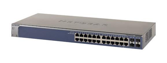 GS724AT-100NAS NetGear ProSafe 24-Ports 10/100/1000Mbps Gigabit Ethernet Smart Switch (Refurbished)