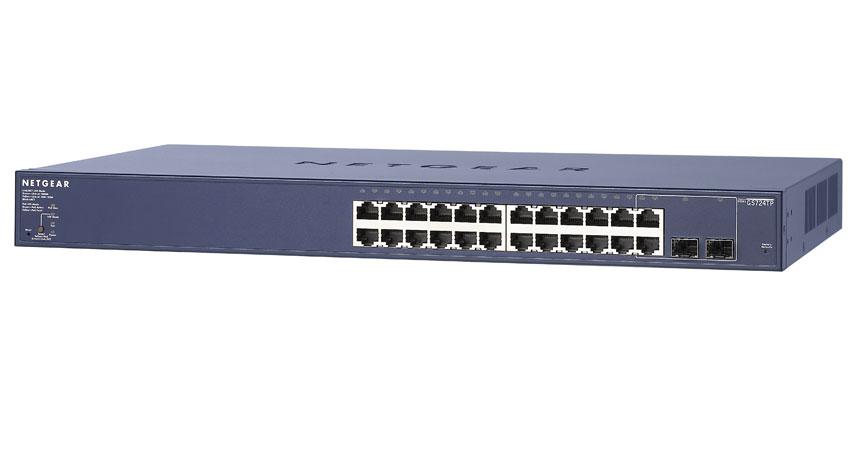 GS724TP100EUS NetGear ProSafe 24-Ports 10/100/1000Mbps Smart PoE Ethernet Switch (Refurbished)