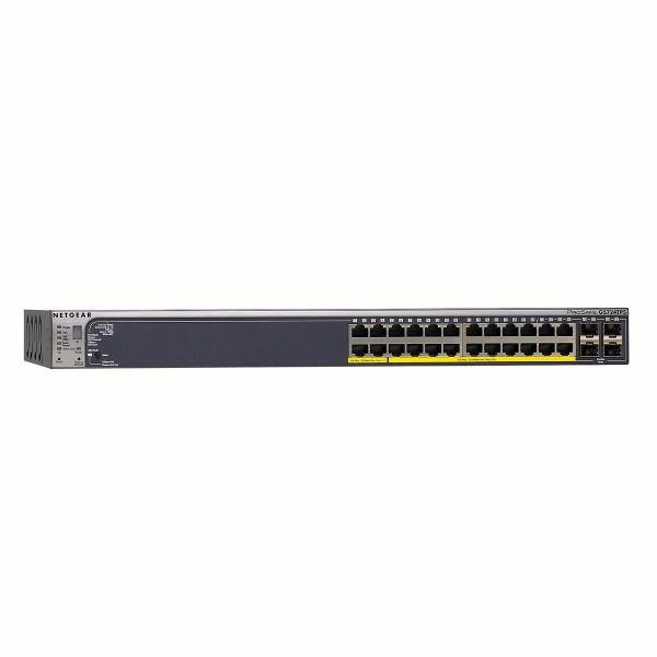 GS724TPS3-100EUS NetGear ProSafe 24-Ports 10/100/1000Mbps Smart PoE Ethernet Switch (Refurbished)