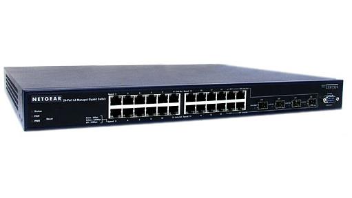 GSM7324NA NetGear ProSafe 24-Ports Layer 3 Managed Gigabit Ethernet Switch (Refurbished)