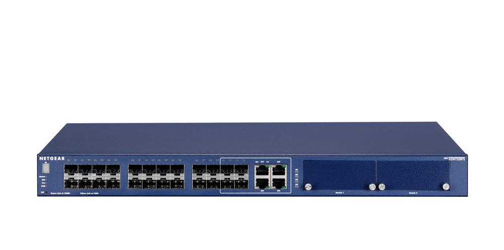 GSM7328FS-100NAS NetGear ProSafe 24-Ports SFP Gigabit Layer 3 Managed Stackable Switch (Refurbished)