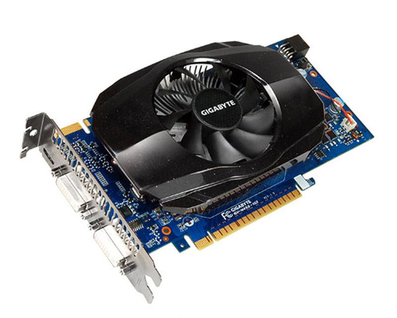 GV-N450-1GI Gigabyte GeForce 450 Graphic Card 810 MHz Core 1GB DDR5 SDRAM PCI Express 2.0 x16 3608 MHz Memory Clock 2560 x 1600 HDMI DVI