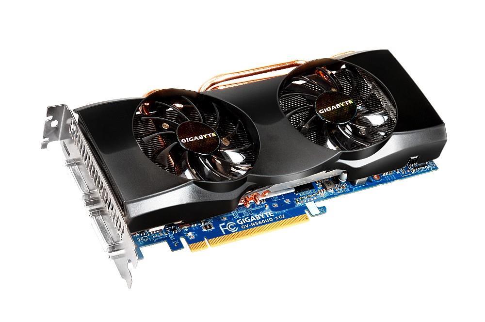 GV-N560UD-1GI Gigabyte Nvidia GeForce GTX560 1GB DDR5 256-Bit Mini HDMI / Dual DVI-I PCI-Express 2.0 x16 Video Graphics Card