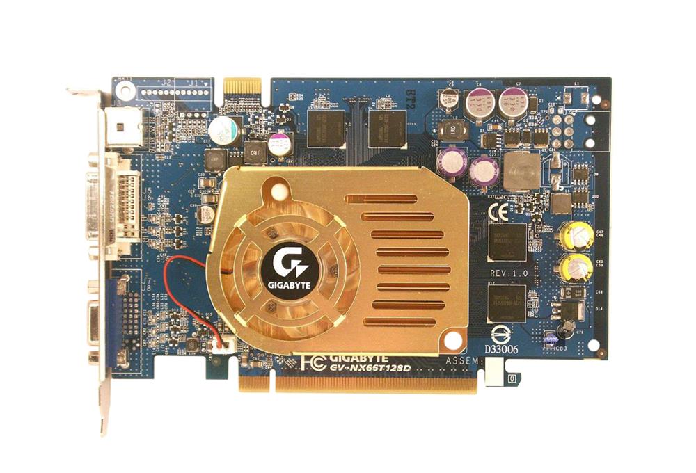 GV-NX66T128D Gigabyte Tech Video Graphics Card
