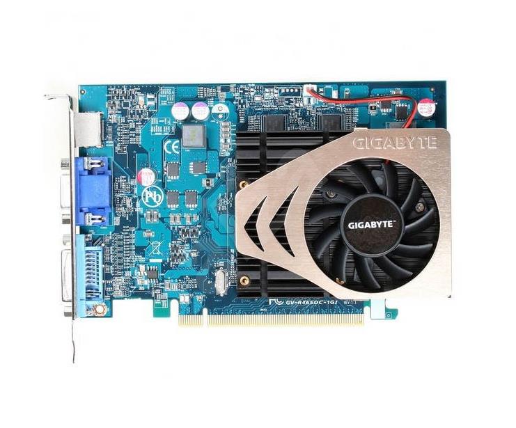 GV-R465OC-1GI Gigabyte ATI Radeon HD 4650 1GB GDDR2 128-Bit HDMI / DVI / D-Sub PCI-Express 2.0 x16 Video Graphics Card