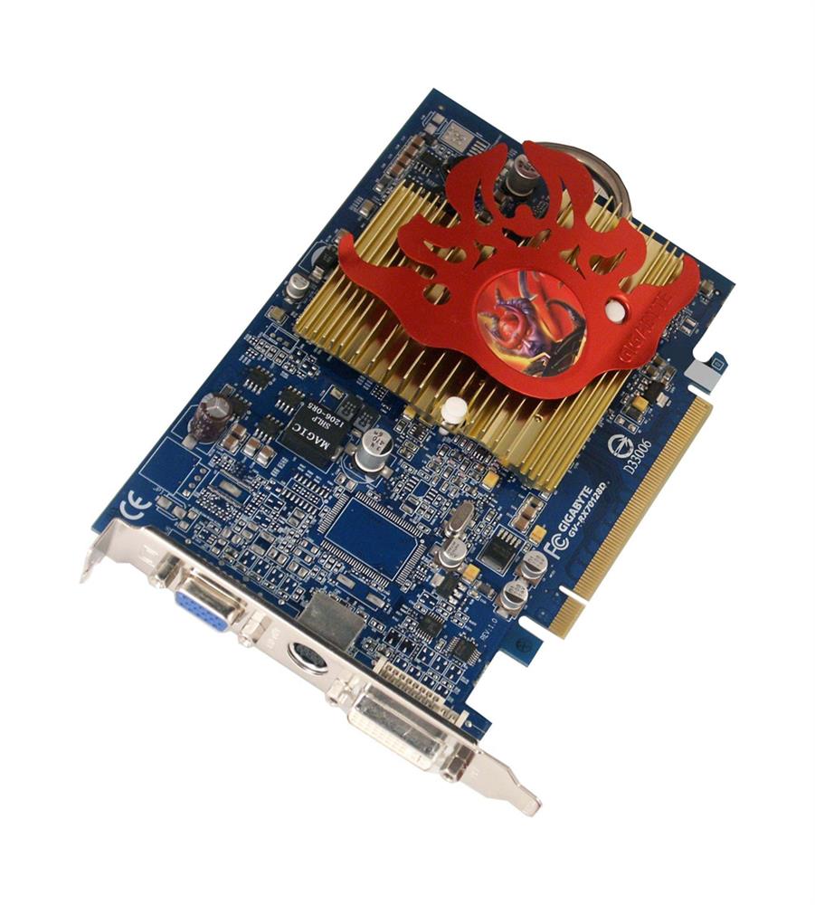 GV-RX70128D Gigabyte Giga-byte Radeon X700 128MB PCI-E Graphics Card