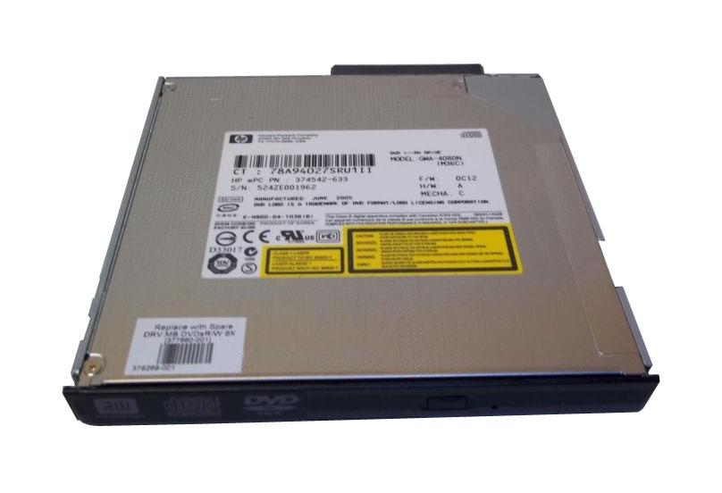 GWA-4080N HP 8X DVD-/+RW Slim SuperMulti Dual Layer LightScribe IDE Internal Optical Drive for Notebook