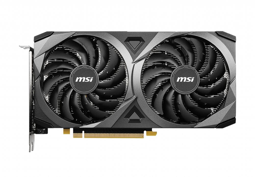 GeForceRTX3060VENTUS2X12GOC MSI Nvidia GeForce RTX 3060 12GB GDDR6 192-Bit HDMI / 3x DisplayPort PCI-Express 4.0 Video Graphics Card