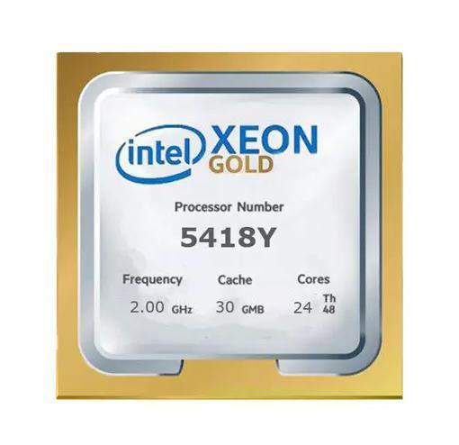Gold 5418Y Intel Xeon 24-Core 2.00GHz 16GT/s UPI 45MB L3 Cache Socket FCLGA4677 Server Processor