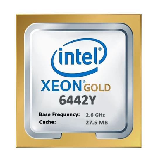 Gold 6442Y Intel Xeon Gold 24-Core 2.60GHz 16GT/s UPI 60MB L3 Cache Socket FCLGA4677 Processor