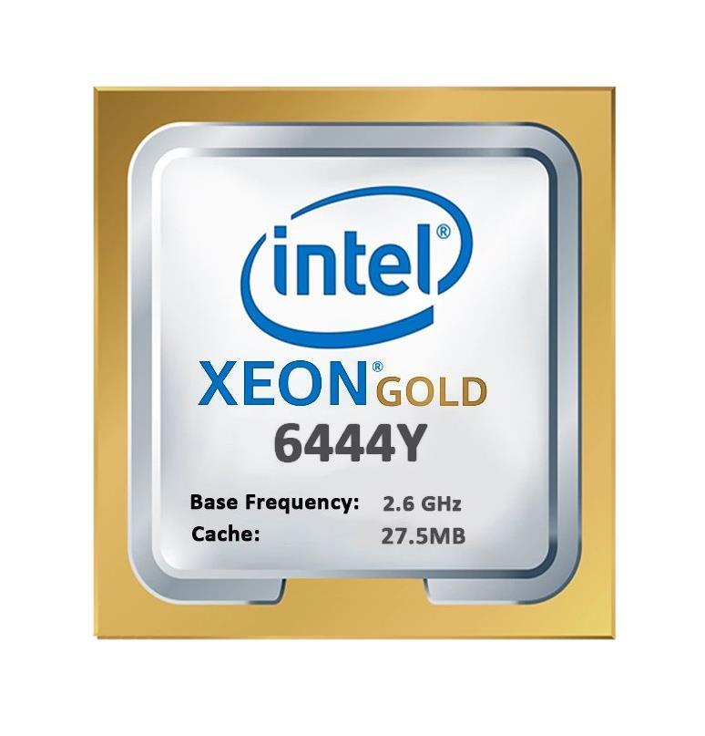 Gold 6444Y Intel Xeon Gold 16-Core 3.60GHz 16GT/s UPI 45MB L3 Cache Socket FCLGA4677 Server Processor
