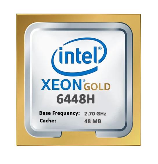 Gold 6448H Intel Xeon Gold 32-Core 2.40GHz 16GT/s 60MB L3 Cache Socket FCLGA4677 Server Processor