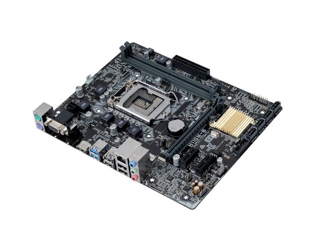 H110M-E-A1 ASUS H110M-E Socket LGA 1155 Intel H110 Chipset 7th/6th Generation Core i7 / i5 / i3 / Pentium / Celeron Processors Support DDR4 2x DIMM 4x SATA 6.0Gb/s uATX Motherboard (Refurbished)