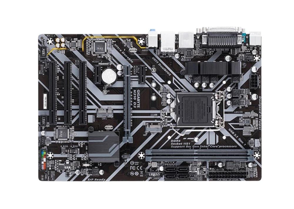 H310MD3 Gigabyte Socket LGA 1151 Intel H310 Chipset ATX Motherboard (Refurbished) H310M D3