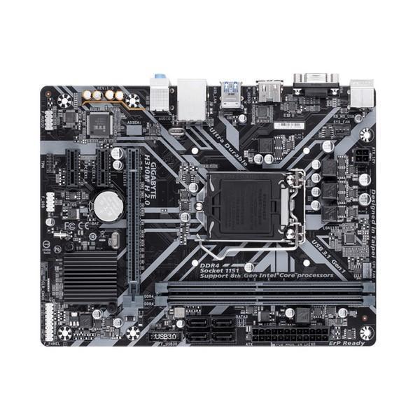 H310M H (rev. 1.0) Gigabyte Socket LGA 1151 Intel H310 Express Chipset 9th/8th Generation Core i9 / i7 / i5 / i3 / Pentium / Celeron Processors Support DDR4 2x DIMM 4x SATA 6.0Gb/s Micro ATX Motherboard (Refurbished)