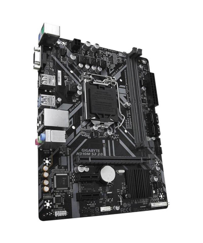 H310MS22.0 Gigabyte Socket LGA 1151 Intel H310 Chipset Micro-ATX Motherboard (Refurbished) H310M S2 2.0