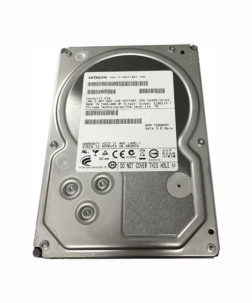 H3U20006472SE HGST Hitachi Ultrastar 7K4000 2TB 7200RPM SATA 6Gbps 64MB Cache (512e) 3.5-inch Internal Hard Drive