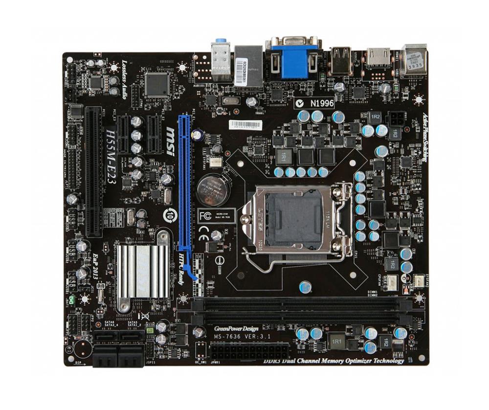 H55M-E23 MSI Computer System Board