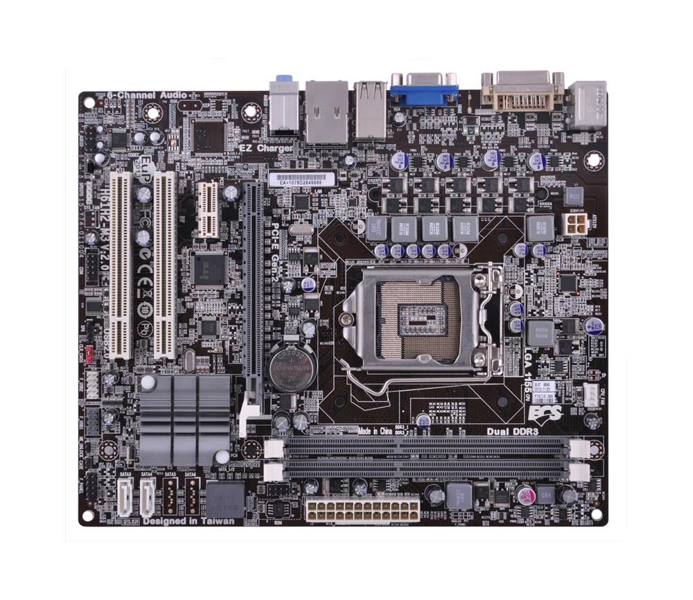 H61H2M3GIGALAN ECS H61H2-M3 Socket LGA1155 Intel H61 Express Chipset micro-ATX Motherboard (Refurbished)